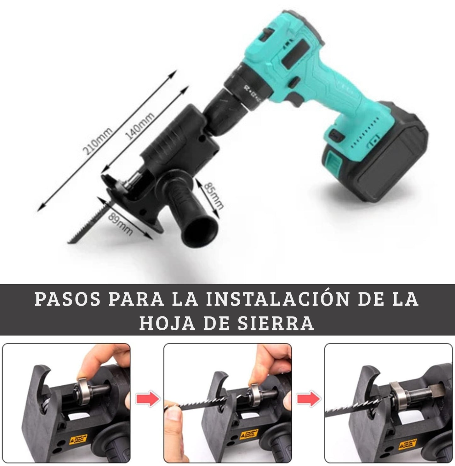 Adaptador de Sierra Potente Para Taladro™