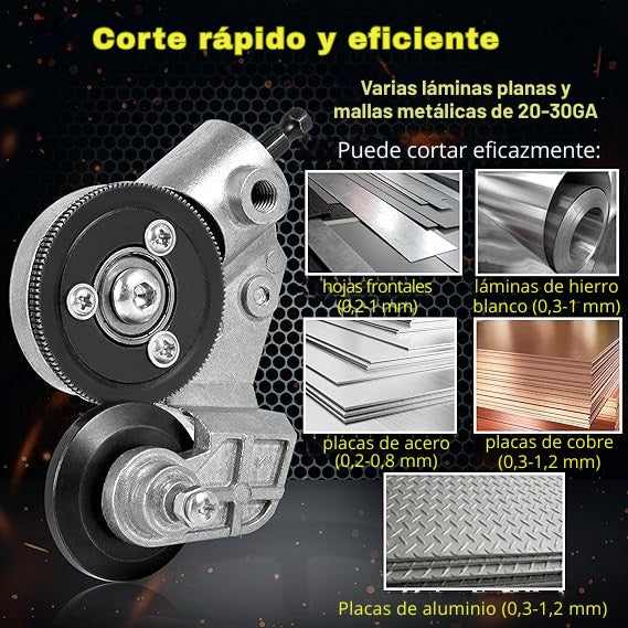 Cortadora de Metal Adaptable para Taladro™