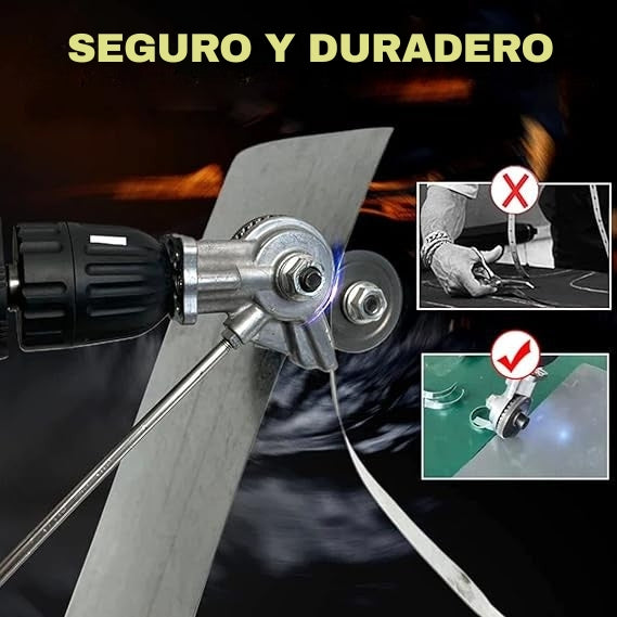 Cortadora de Metal Adaptable para Taladro™