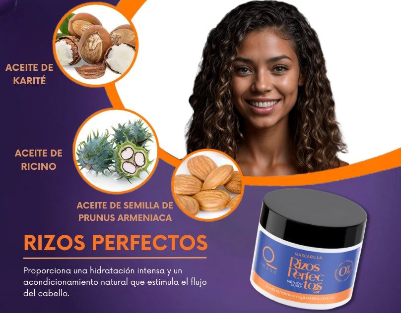 Rizos Perfectos™ - Crema Rizadora de Cabello + Peine Rizador Gratis