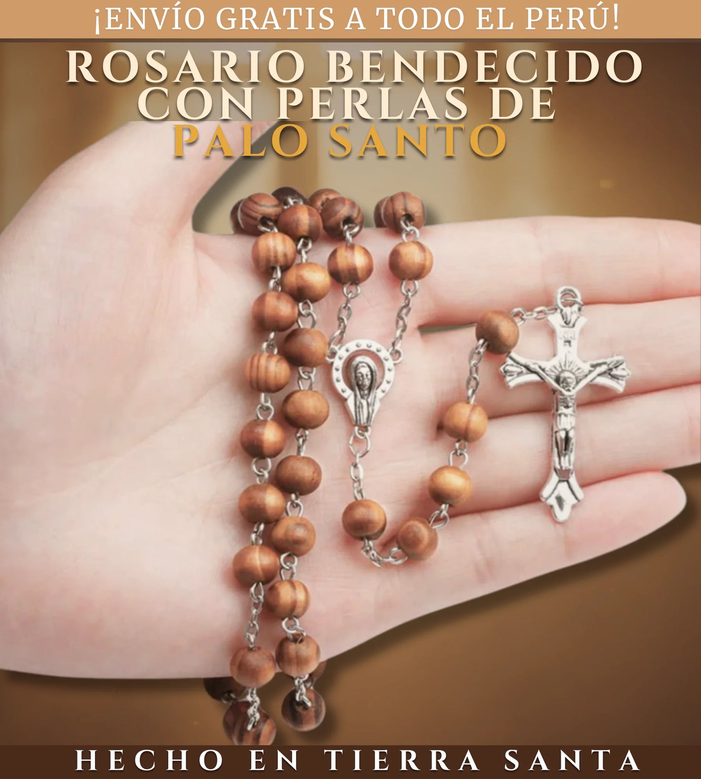 Rosario de Palo Santo -