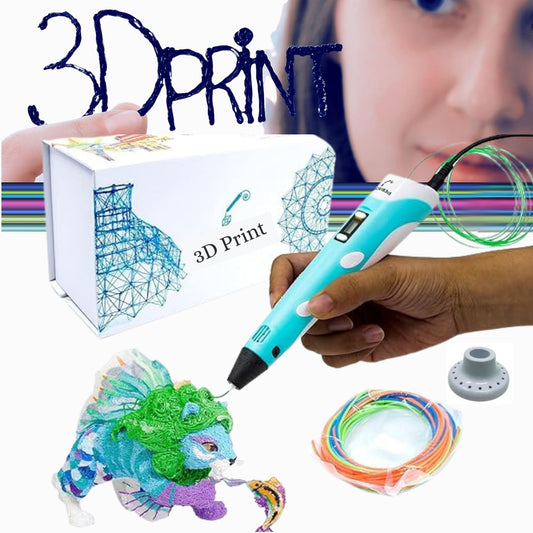 3D PRINT™ - Kit de Bolígrafo de Impresión 3D Creativas para Niños.