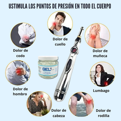 MASSAGER PEN™ - Acupuntura Terapéutica + Gel Conductor