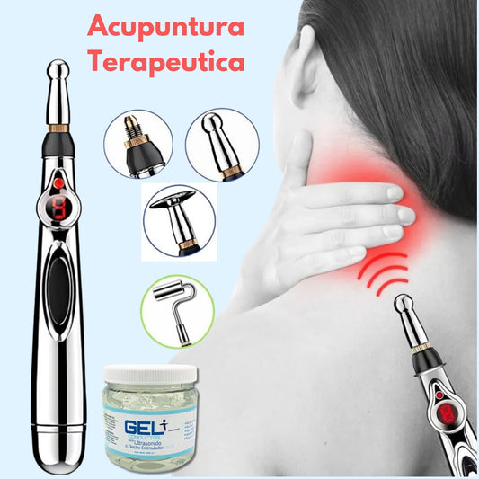 MASSAGER PEN™ - Acupuntura Terapéutica + Gel Conductor