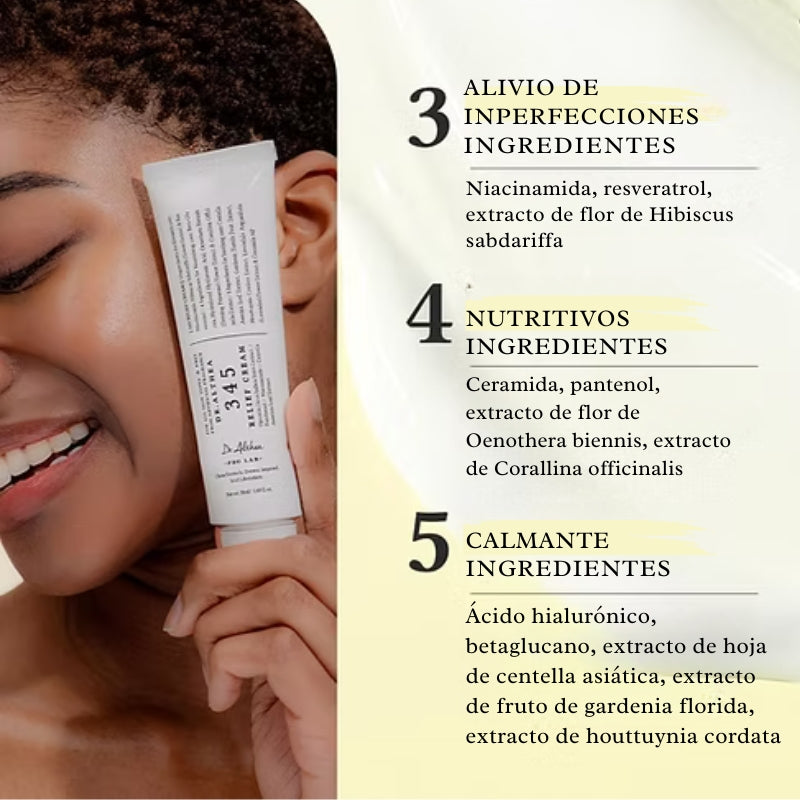 Dr. Althea 345 - Relief Cream para piel sensible, con tendencia de acné y grasa.