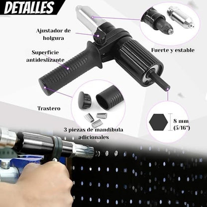 Pistola de Remache Eléctrica Adaptable para Taladro™
