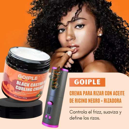 GOIPLE™ - Crema Rizadora de Cabello + Rizador automático Gratis